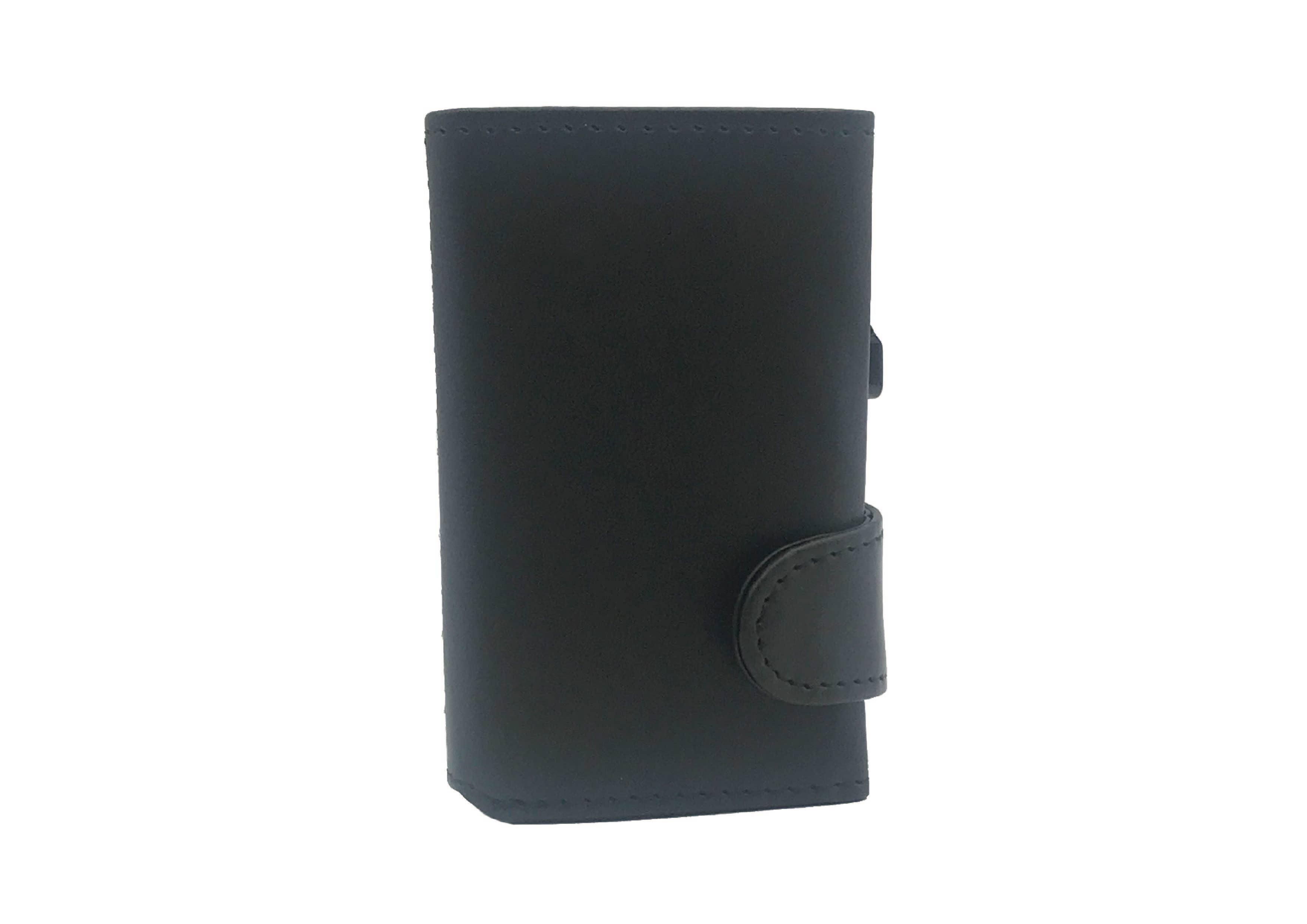 Wallet and card holder: Matt black
