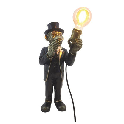 Gentleman monkey lamp