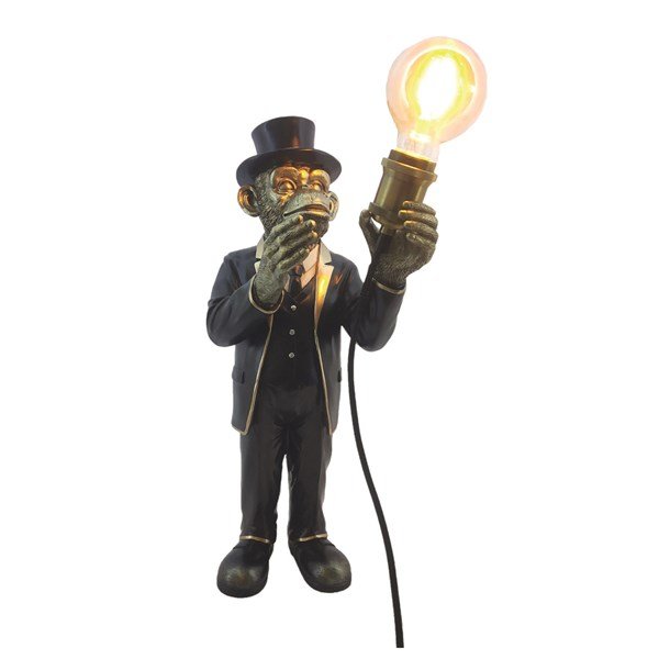 Gentleman monkey lamp