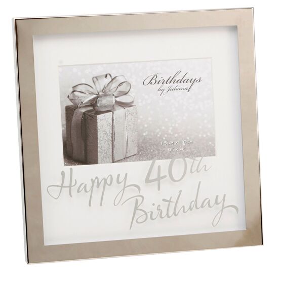 40th Birthday Frame