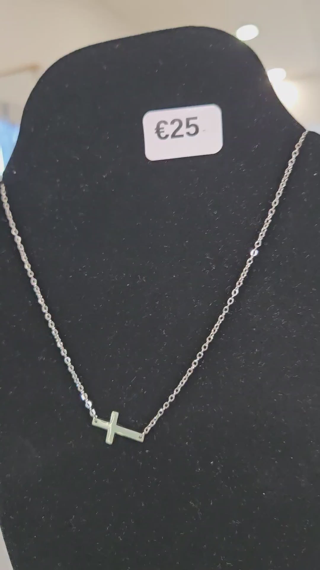 Cross Necklace  Stainless Steel Waterproof Tarnish-Free