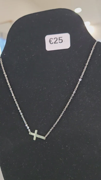Cross Necklace  Stainless Steel Waterproof Tarnish-Free
