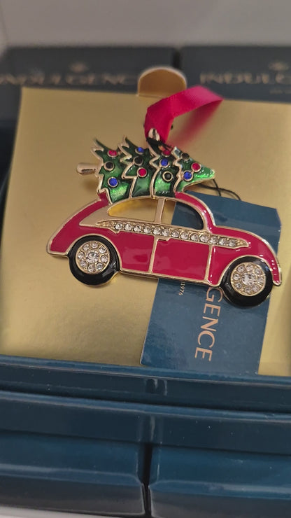 Car with Tree Christmas Tree Decoration