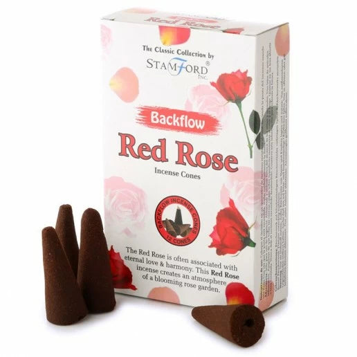 Red Rose Incense Cones