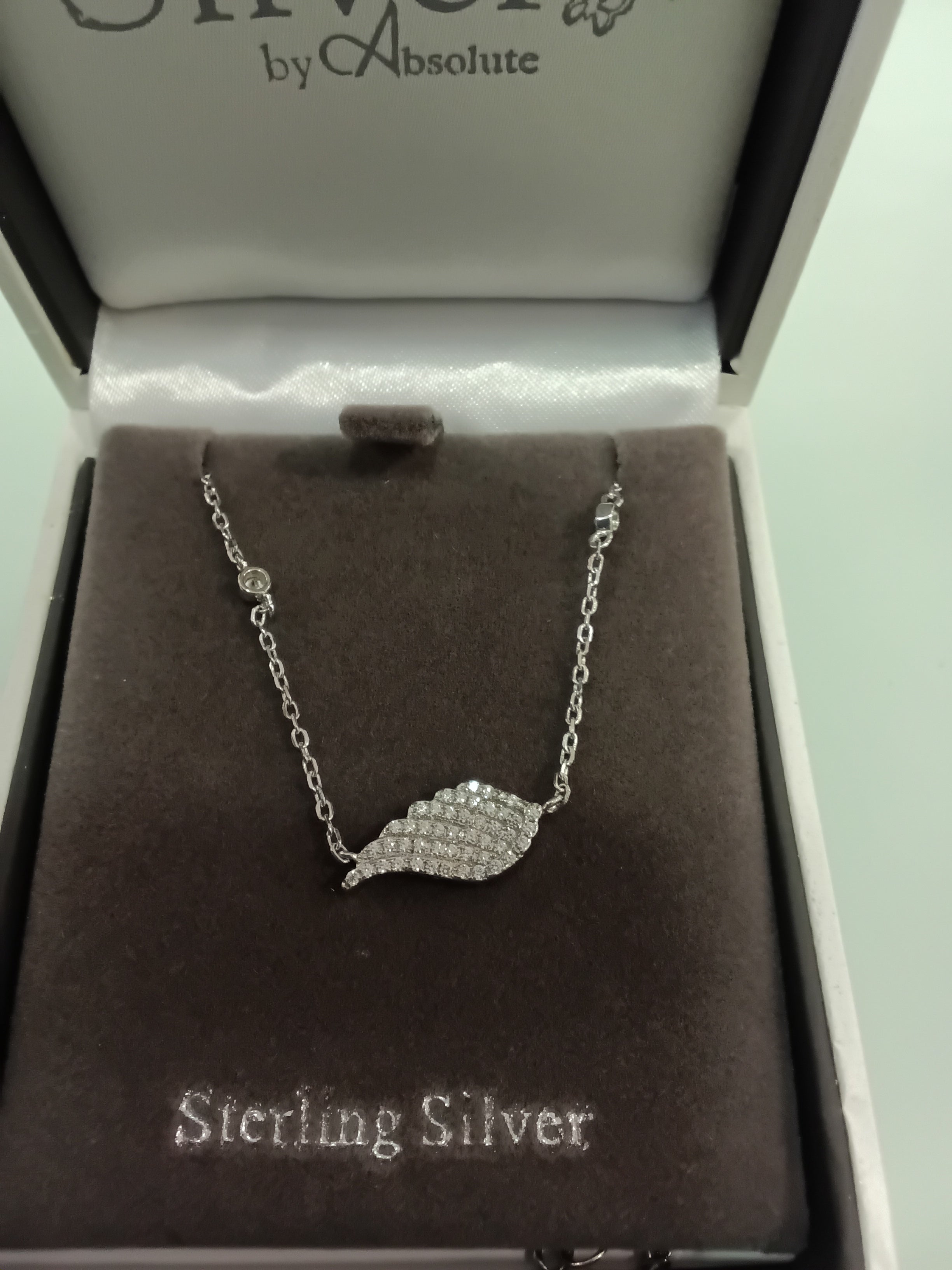 Silver by Absolute Angle Wing Necklace