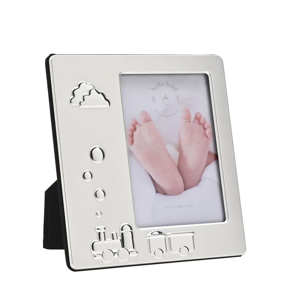 Impressions 2 Tone Baby Frame with Train Icon