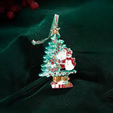 Newbridge Santa & Snowman Christmas Tree Decoration