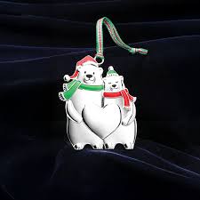 Newbridge Polar Bear Couple Christmas Tree Decoration