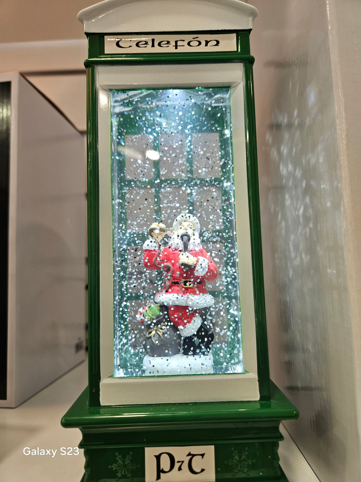 Santa in Phone Box