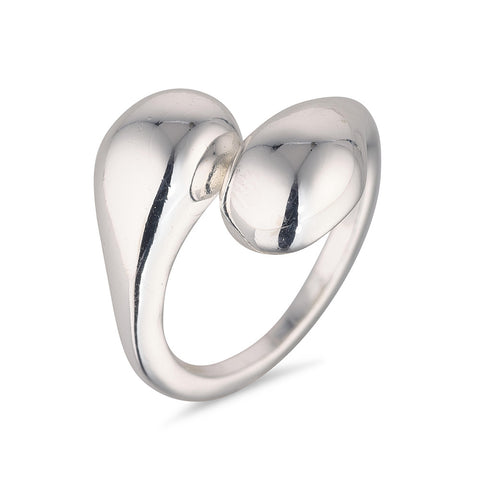 Chunky Silver Plated Ring