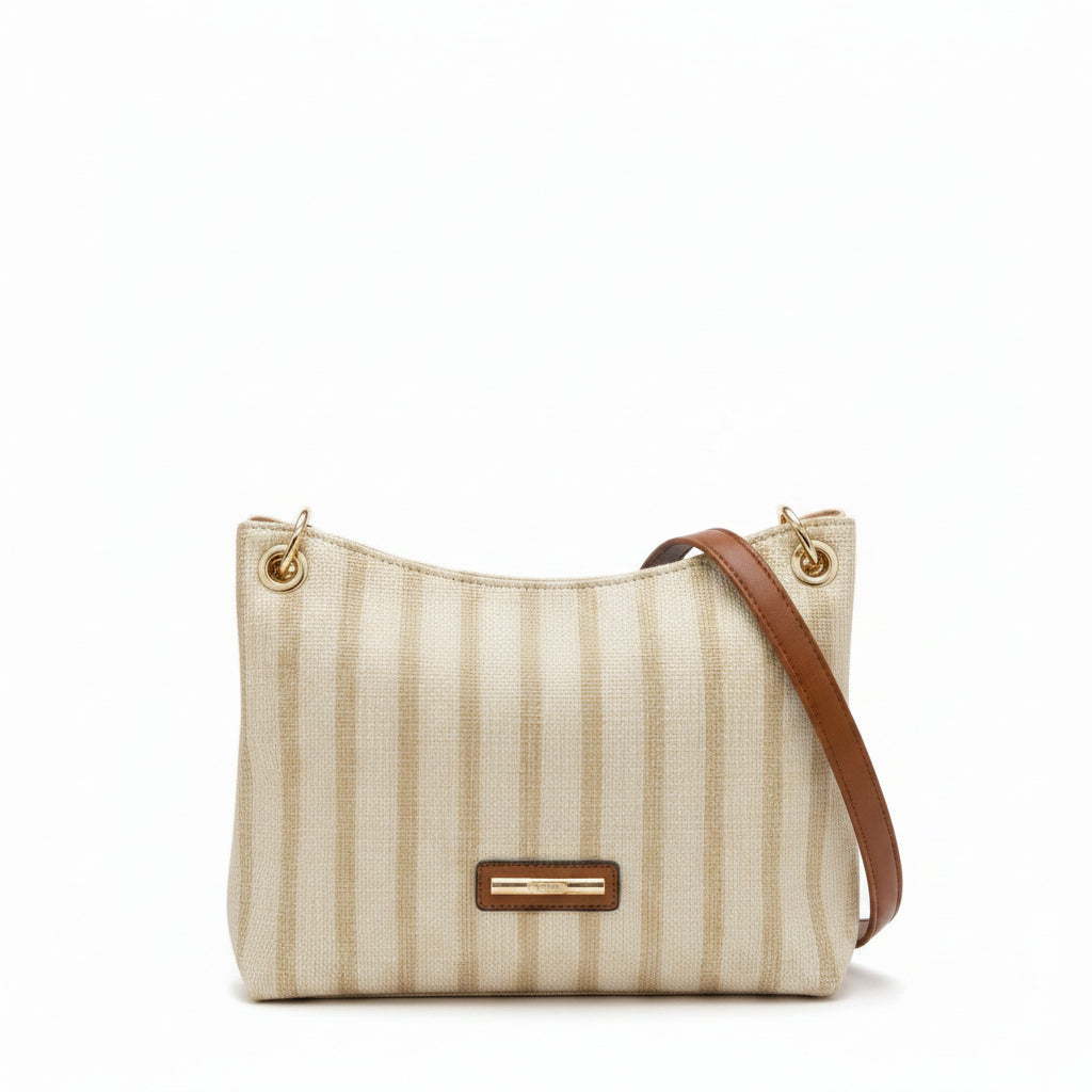 Saturn Crossbody Tan Trim