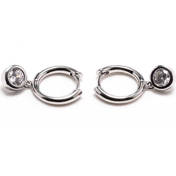 Newgrange Silver Round Earrings