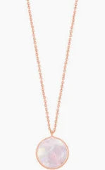 Tipperary Crystal Full Moon Pendant Rose Gold
