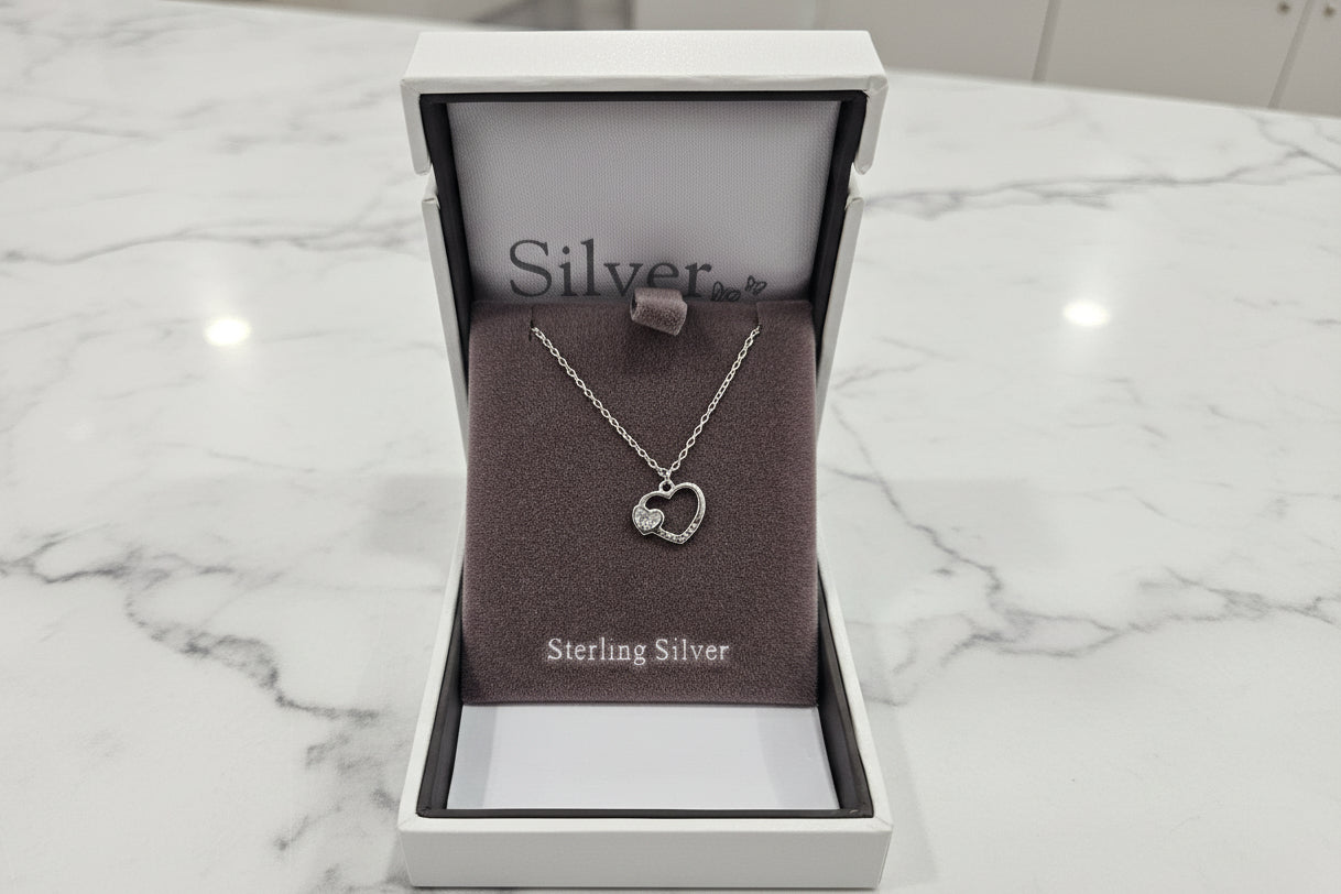 Sterling Silver Heart Necklace