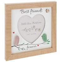 Pebble Glass Photo Frame Best  Friends