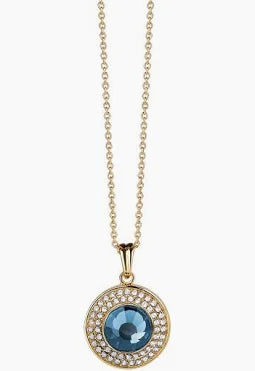 Newbridge Pendant with Montana Coloured Stone