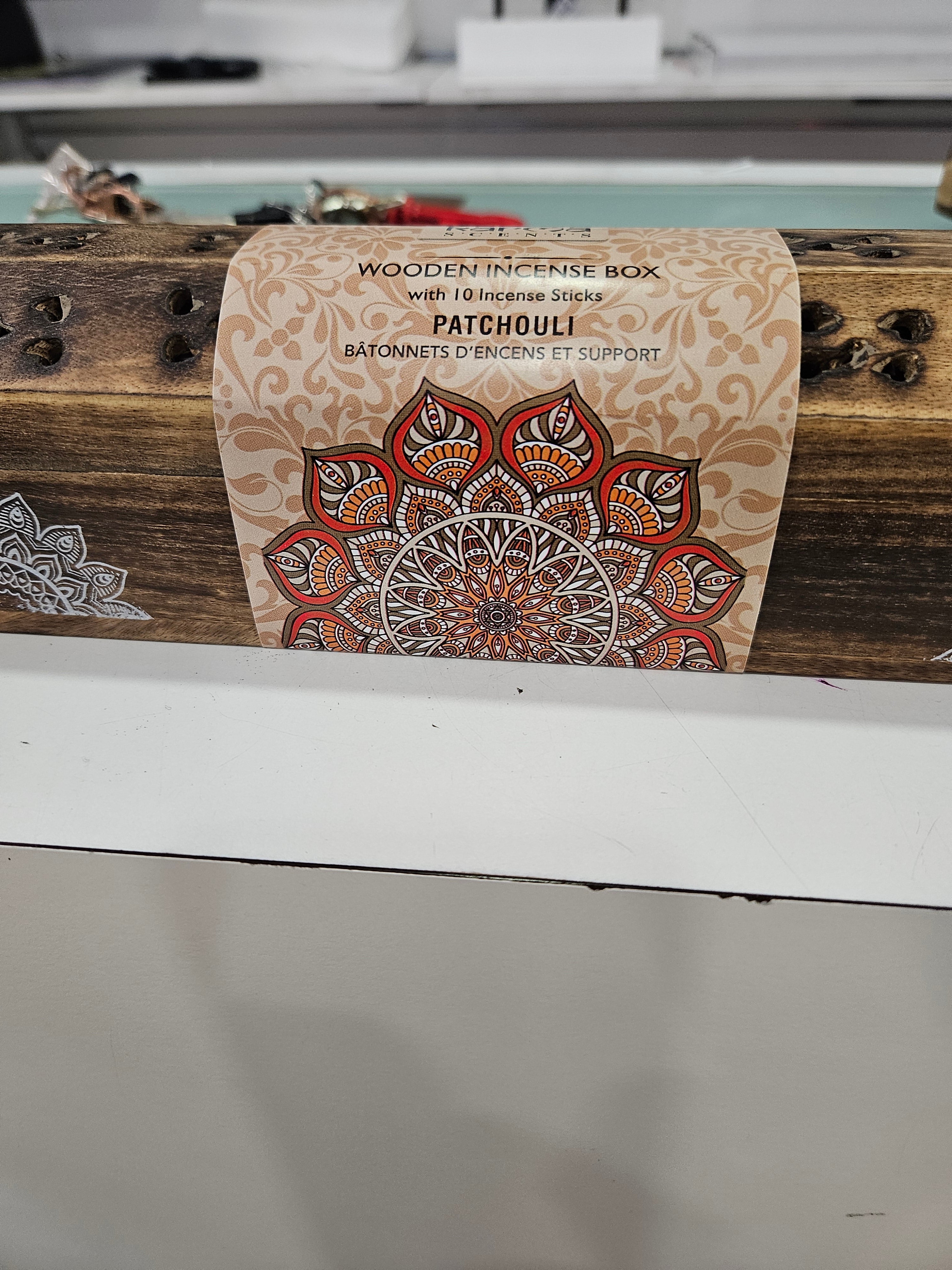 Patchouli incense  box