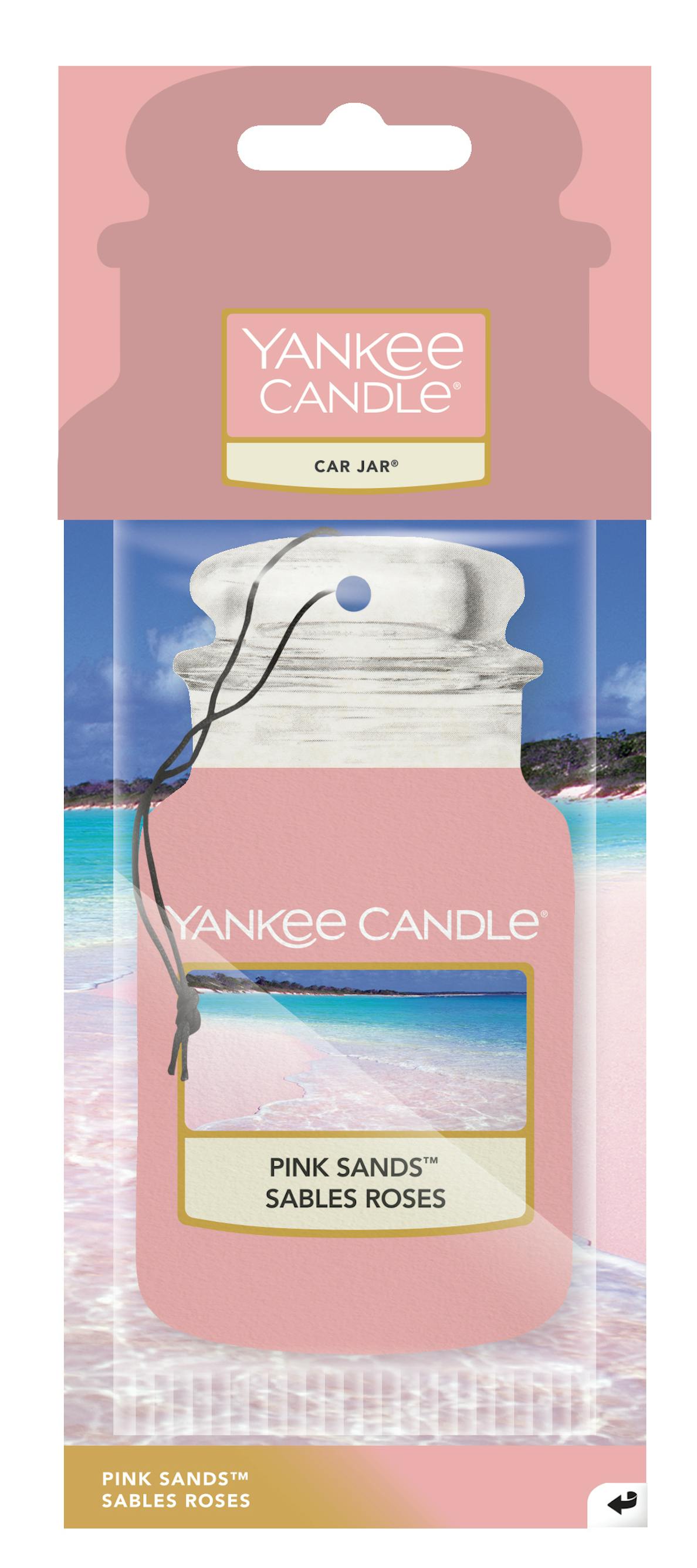 Yankee Candle Car Jar Pink Sands Air Freshener