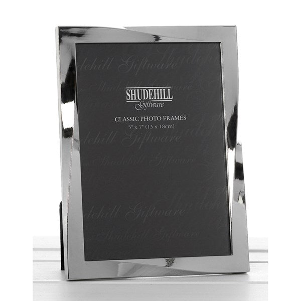Polished Silver Twist 5×7 Frame