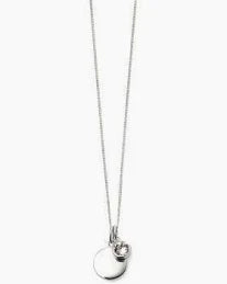 Silver April Birthstone Pendant