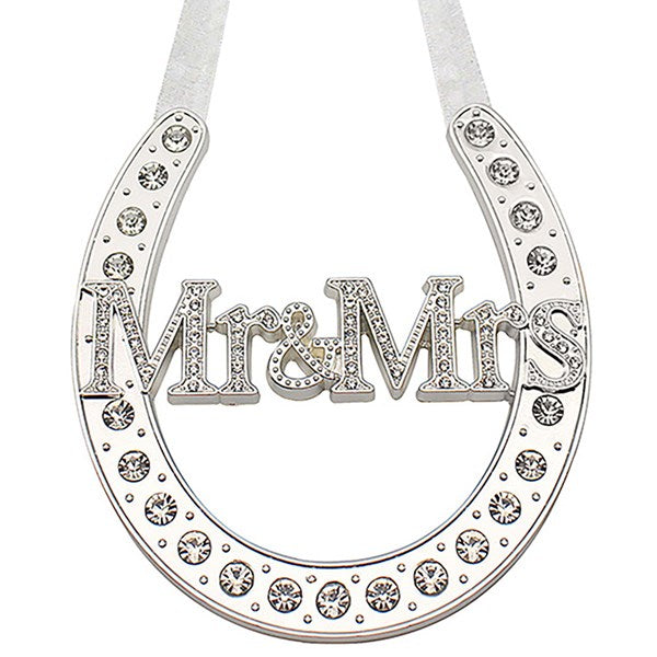 Horse Shoe Silverplated Mr &Mrs