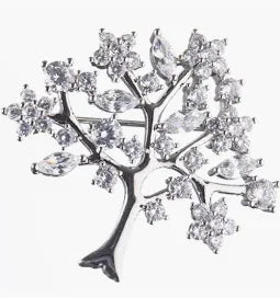 Newgrange Silver Tree of Life Brooch