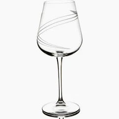 Tipperary Crystal Set 6 Spiral Cut Wine Glasses