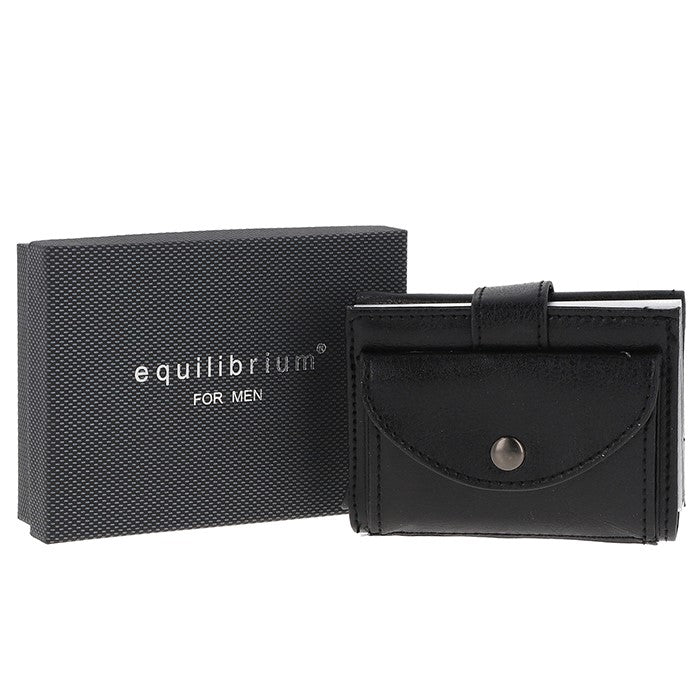 Equilibrium Pop Up Credit Card & Money Wallet Black