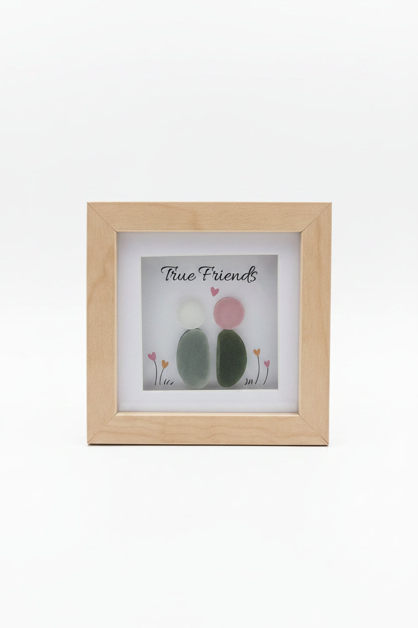 True friends mini pebble frame