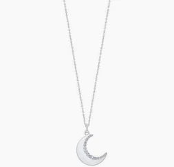 Tipperary Half Moon with Dimante Silver
