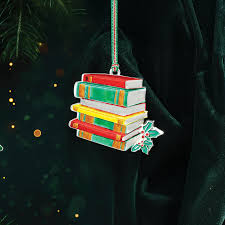 Newbridge Book Stack Christmas Tree Decoration