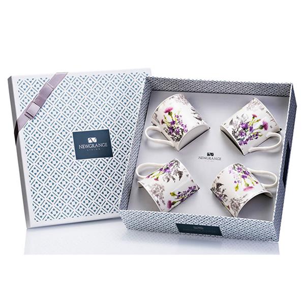 Newgrange White Thistle Bone China Set 4