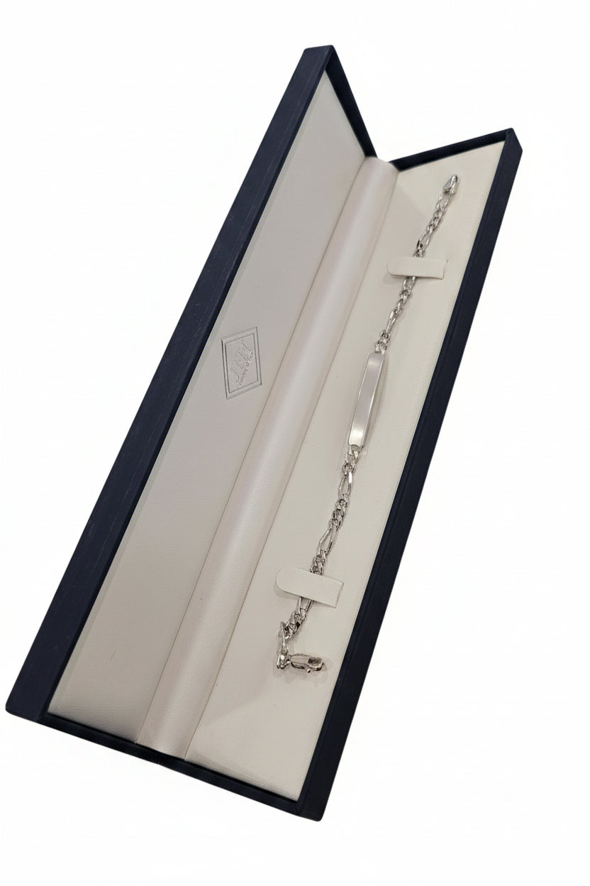 Sterling Silver Identity Bracelet
