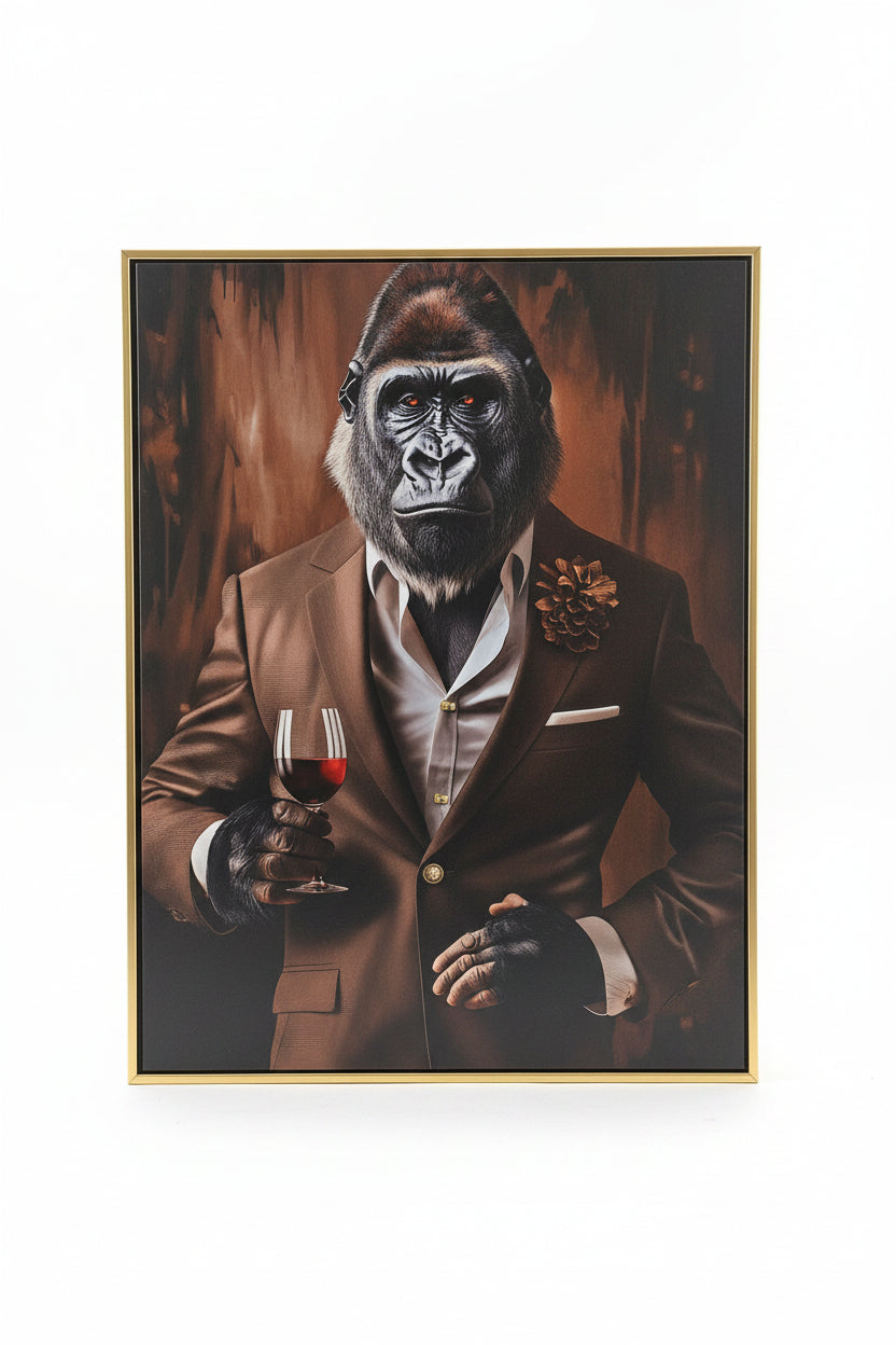 Suited gorilla