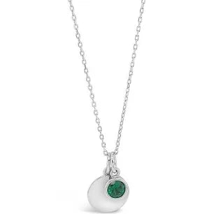 Absolute Sterling Silver Pendant May Birthstone