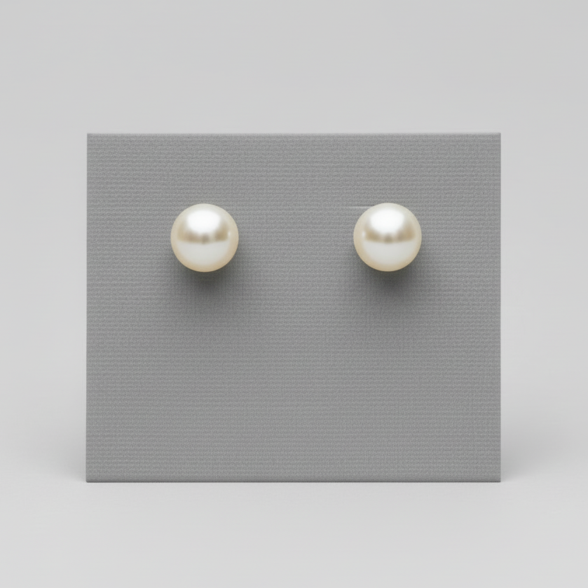 Sterling Silver Stud Earrings June