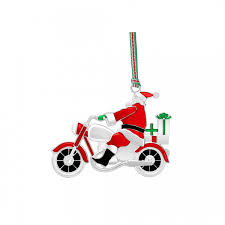 Newbridge Santa on Motherbike Tree Decoration