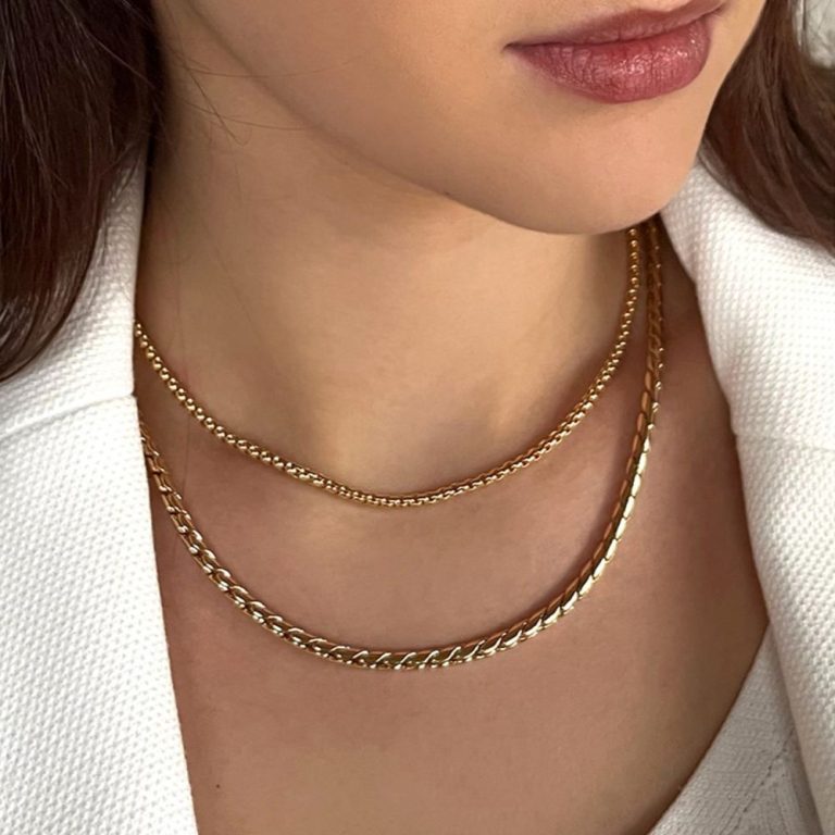 Absolute Necklace Gold Plated Layered Necklace