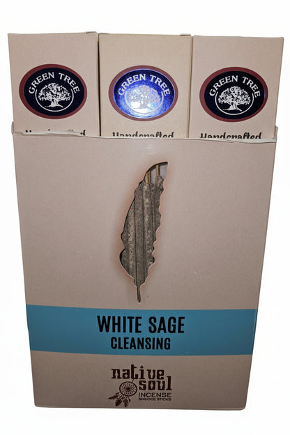 Native soul white sage cleansing smudge  stick