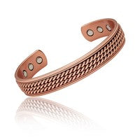 Equilibrium For Men 3 Rope Copper Bangle