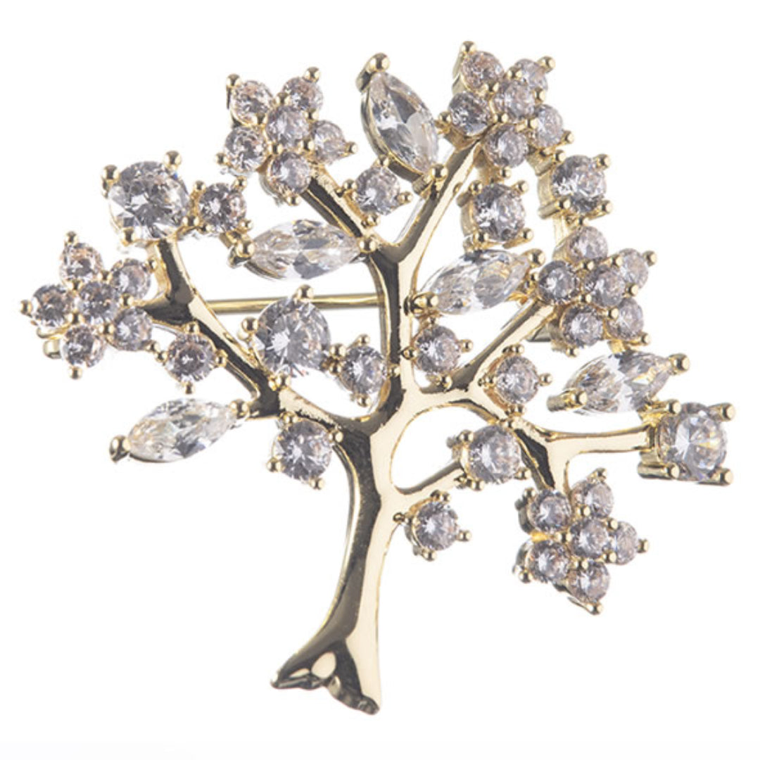 Newgrange Gold Tree of Life Brooch