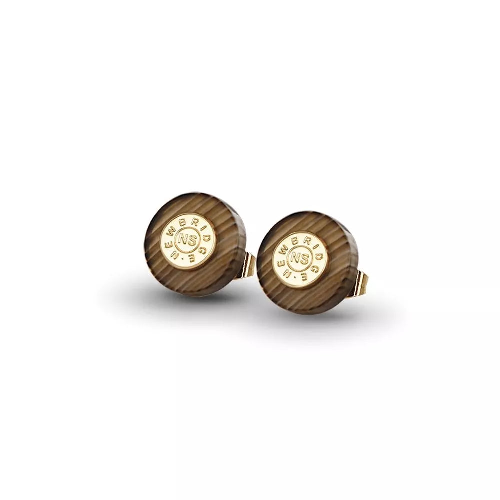 Newbridge Brown Stud Earring