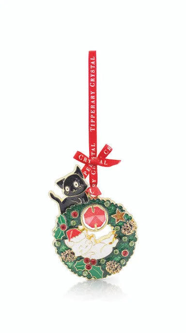 Tipperary Crystal Gem Cats Decoration