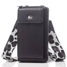 Gia Black Mobile Phone Holder Purse/Bag