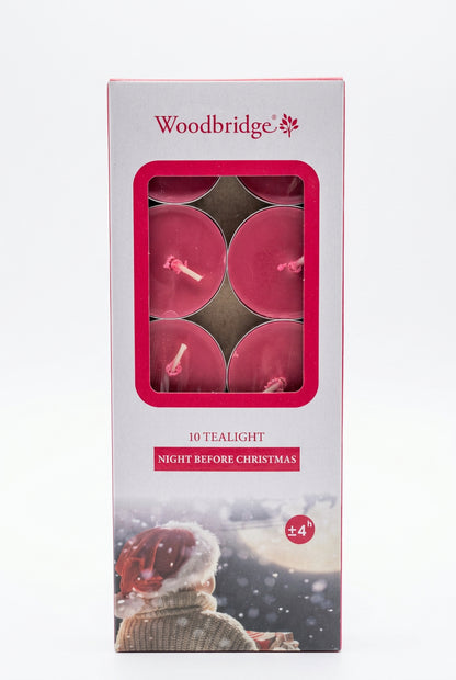 Night before Christmas  tealights set of 10