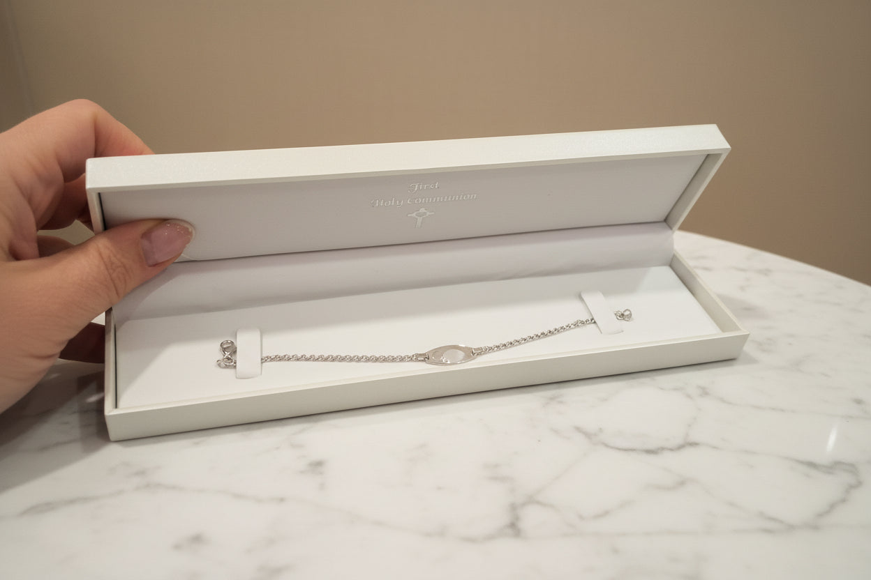 Communion Sterling Silver Identity Bracelet