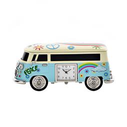 Blue Camper Miniture Clock