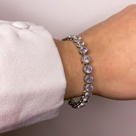 Wanna Silver Tennis Bracelet