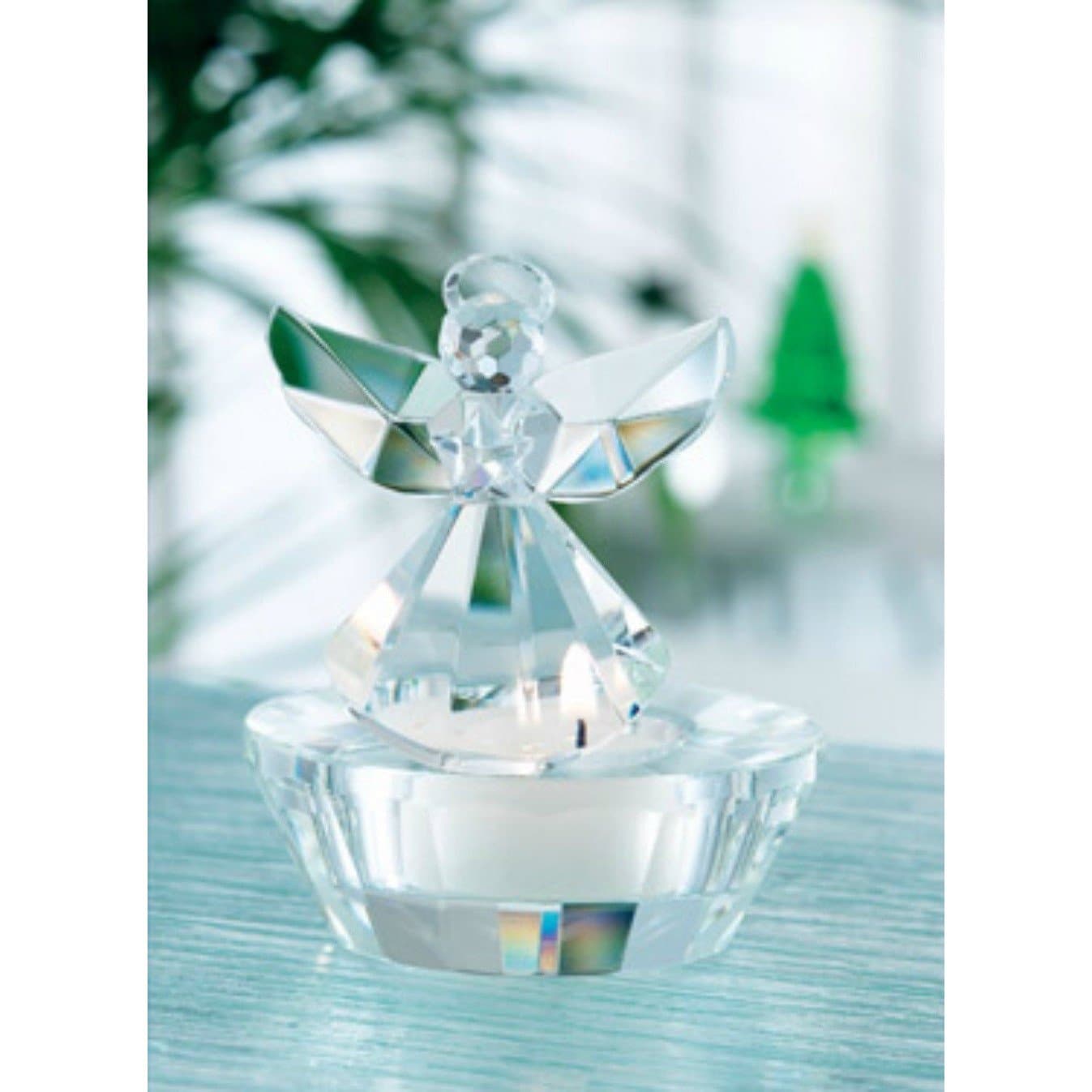 Galway Crystal Angel votive