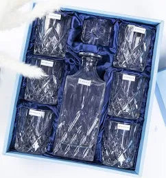 Newbridge Whiskey Decante with 6 Whiskey Glasses